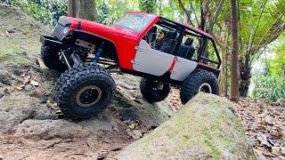 the ULTIMATE daily driven  rock crawler : RC JEEP WRANGLER JK / AXIAL SCX 1/10 scale rc cars