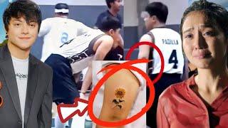 DANIEL PADILLA BURADO na ang SUNFLOWER TATTOO SIMBULO ito ng PAG-IIBIGAN nila ni KATHRYN NAIYAK SYA