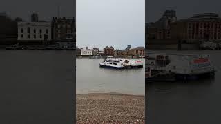 The Thames Path at Rotherhithe.