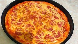 Үй шартында Пицца жасоо эң оңой рецепт