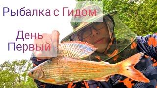 Ленок в Каждой яме!!!  Китаец в Шоке!! Рыбалка в России. Рыбалка владивосток. Рыбалка с гидом