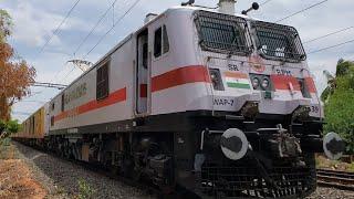 Tejas Express speeds into Madurai - WAP7