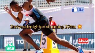 Erriyon Knighton vs Fred kerley  -  200m final