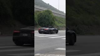 Audi R8 gets sideways sounding like a 5.0 Gallardo with this new @valvetronic exhaust
