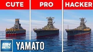 Minecraft "YAMATO" | CUTE vs PRO vs HACKER