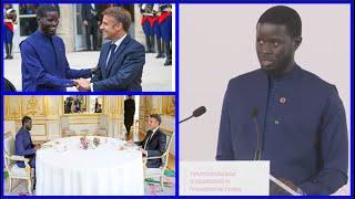 Revivez le discours du Pr Diomaye & l'entretien avec Macron à l'Elysée