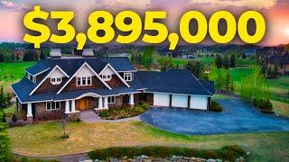 Inside a $3,895,000 Springbank French-Country Luxury Acreage w/ BOWLING ALLEY in Calgary!