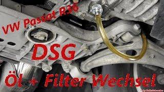 DSG Getriebeöl + Ölfilter Wechsel am VW Passat R36 mit VCDS - Changing DSG Transmission Fluid+Filter