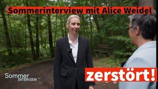 Sommerinterview: Alice Weidel ZERSTÖRT Moderatorin!