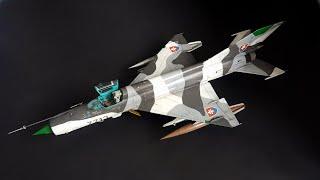 MiG-21MF FISHBED Eduard 1/48 scale FULL BUILD VIDEO