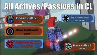 All Passives and Actives In Critical legends!