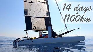 Hobie Cat FX One, Sailing 14 days & 1100km