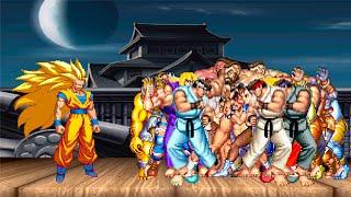 SON GOKU VS 24 STREET FIGHTERS