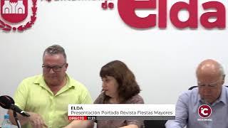 DIRECTO #Elda: Presentación Portada Revista Fiestas Mayores