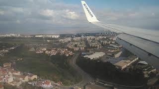 Aprotech and landing Lisbon Airport May 2018. Boeing 737-300 Raynair