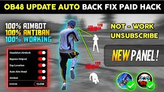 Ob48 Update  Free Fire Max Panel Injector Hack  Rank Working Auto Headshot Panel Injector