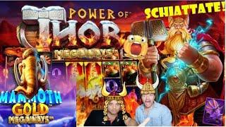  ROTTE!!! POWER OF THOR & MAMMOUTH GOLD MEGAWAYS  BIG WIN   SLOT ONLINE 