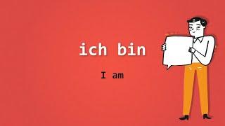 German vocabulary practice for beginners A1.1 - Lesson 2.05 - Das Verb 'sein' (The verb 'to be')