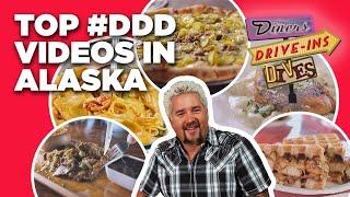 Top 5 #DDD Videos in Alaska with Guy Fieri | Diners, Drive-Ins and Dives | Food Network