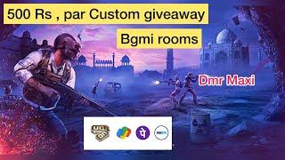 BGMI CUSTOM ROOMS LIVE | PUBG MOBILE CUSTOM ROOMS | UC GIVEAWAY FREE