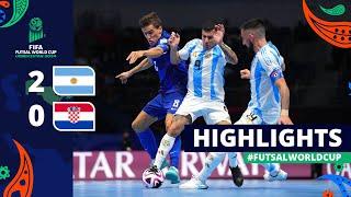 Argentina v Croatia | FIFA Futsal World Cup 2024 | Round of 16 | Highlights