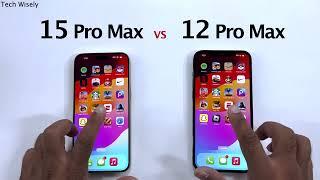 iPhone 15 Pro Max vs 12 Pro Max - Speed Performance Test