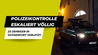 20.01.2024 - Personenkontrolle in Ochsenfurt eskaliert! Polizist schießt auf Flüchtigen!