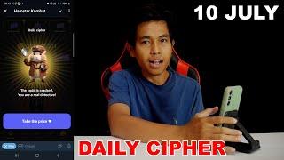 Hamster Kombat Daily Cipher Today 1M Coins 10 July 2024