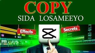 Sida Copy loogusameeyo Capcut || #Copy_Capcut