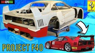 Ferrari F40 DIY Garage Project - Building a F40 LM Cheap for Sub £100k ?