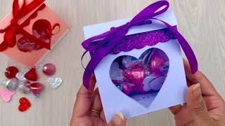 DIY Valentine Treat Boxes | Paper Valentine treats | Valentines day craft ideas