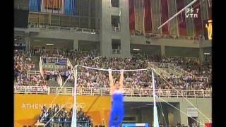 2004 アテネ アレクセイ・ネモフ Alexei Yurievich Nemov  種目別決勝 鉄棒