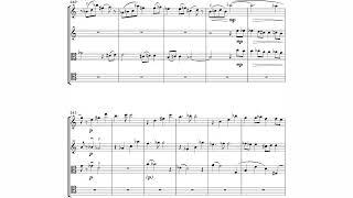 Elliot Teo - Rondo Sarcastique for String Quartet (2019) [Score-Video]
