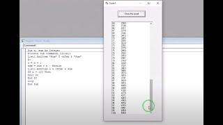 Vb 6.0 #17 Sample of Exiting Loop with ListBox and Command button