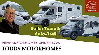 Three New Motorhomes Under £72k | Todds Motorhomes