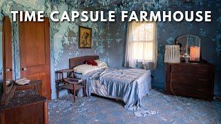 Exploring an Abandoned BLUE Time Capsule Farmhouse