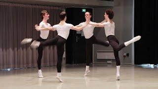 Cours de Danse classique Garçons 1 / adage, pirouettes, sauts / Conservatoire de Paris (ballet boys)