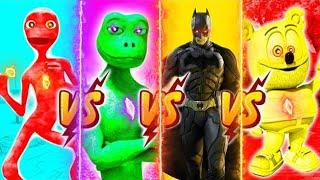 ALL COLOR DANCE CHALLENGE DAME TU COSITA VS PATILA VS SPIDERMAN VS ALL - Alien Green dance challenge