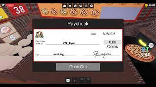 Random money glitch? (work at a pizza place) (SUBSCRIBE TO MY NEW CHANNEL LINK BELOW)