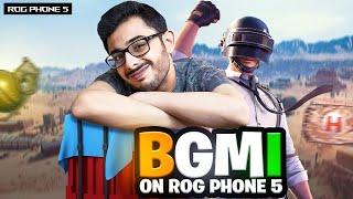 BGMI ON ROG PHONE 5!
