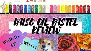 Daiso Oil Crayon Pastel Review | Cheap Art Supply Review