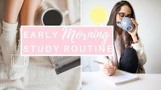 Early morning study routine | Study With Jess