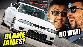 LEGENDARY Nürburgring Crash Driver Excuse! Nissan R33 Skyline GT-R