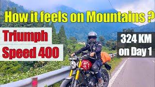 1st Triumph Speed 400 on Mountains | Ride Performance | Delhi to Nainital | #triumphspeed400