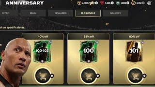 ANNIVERSARY FLASH SALE 100-103 OVER PACK OPENING.