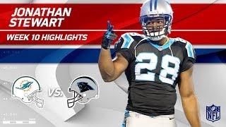 Jonathan Stewart's 110-Yard Game vs. Miami! | Dolphins vs. Panthers | Wk 10 Player Highlights