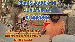 BORONG SEMUA DAGANGAN KAKEK INI LIAT REAKSI NYA | JUALAN SIOMAY 39 TAHUN DI BEKASI | GINAVLOG#86