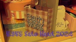 bath & body works 5.95$ body care sale haul, november 2024 (i saved over 100$)