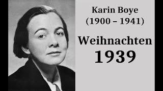 Karin Boye: Weihnachten 1939 (Deutsch von Christian Ebbertz©)