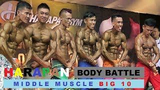 Harapan Body Battle Depok Showdown 2017 - Middle Muscle Big 10 part 01 Individual
